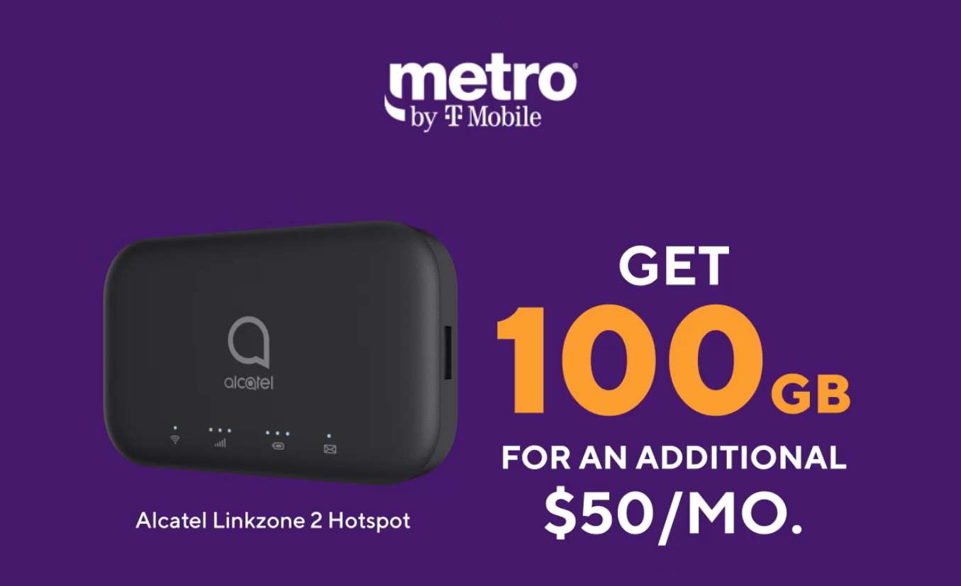 Metro By T Mobile Once Again Doubles Data On 50 Hotspot Plan To 100GB