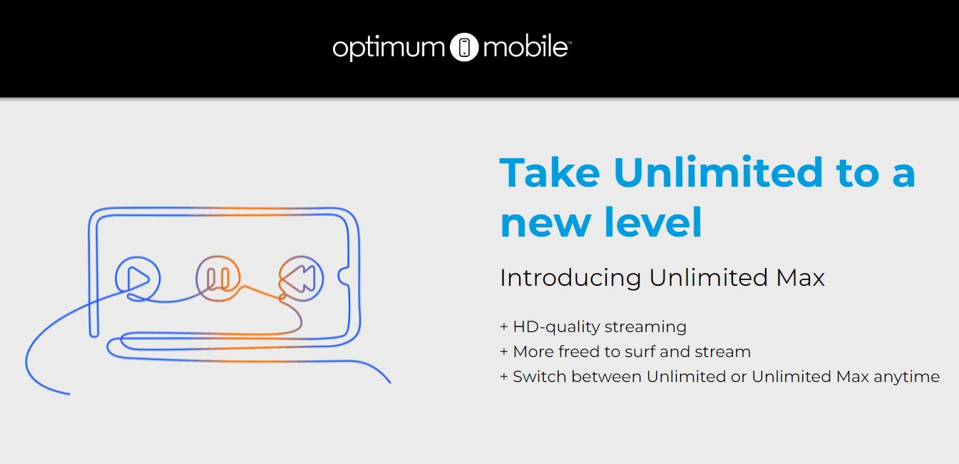 Optimum Mobile Adds New 50GB "Unlimited Max" Plan