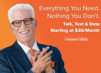 Actor Ted Danson, The Face Of Consumer Cellular