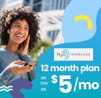 H2O Wireless Has New Annual Plans Starting At $5/Month