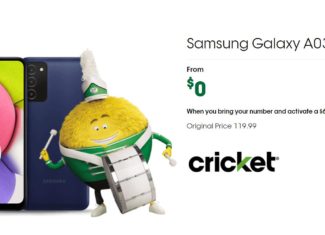 Cricket Wireless Fall 2022 Deal Free Samsung Galaxy A03s