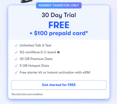 US Mobile Free 30-Day eSIM Trial