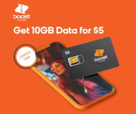 Boost Mobile 10GB For Five Dollars