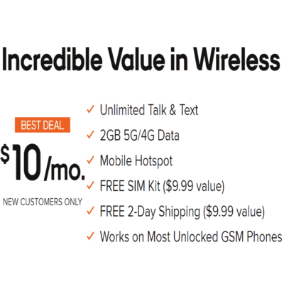 Boost Mobile 2GB Month 10 Dollars Month