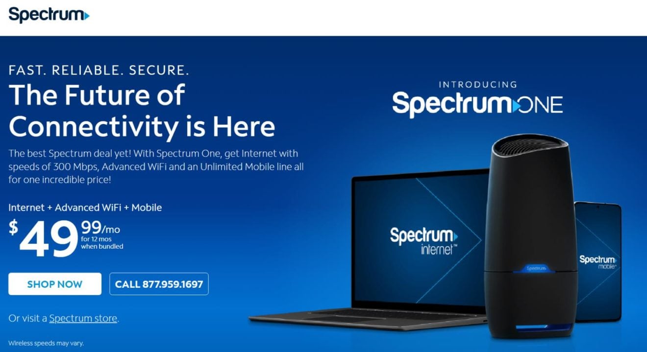 Charter Launches "Spectrum One," A $49.99 Internet & Mobile Phone Plan ...