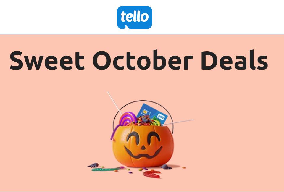 Tello Mobile October 2022 Bundle Deals