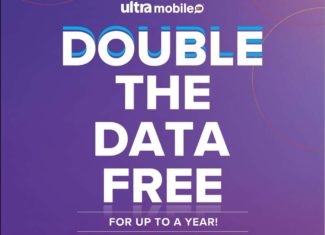 Ultra Mobile Double Data For Up To One Year