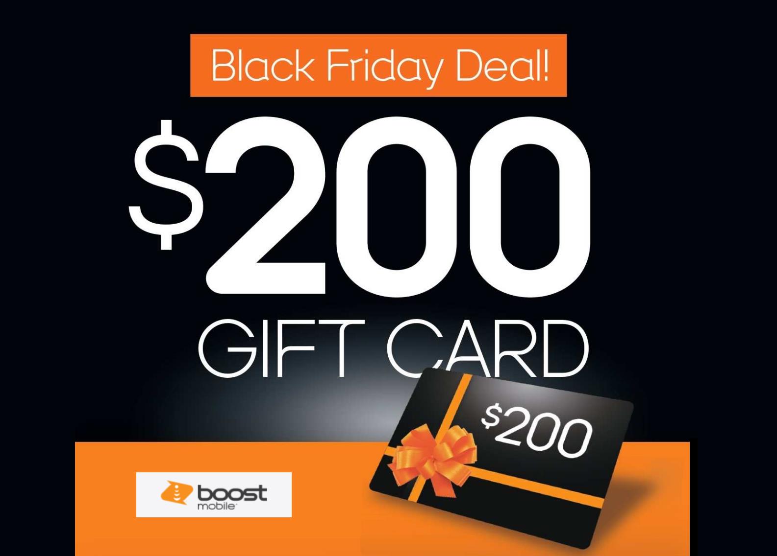 Boost Mobile Black Friday Deals Include 200 Gift Card, 9.99 Galaxy A23 5G