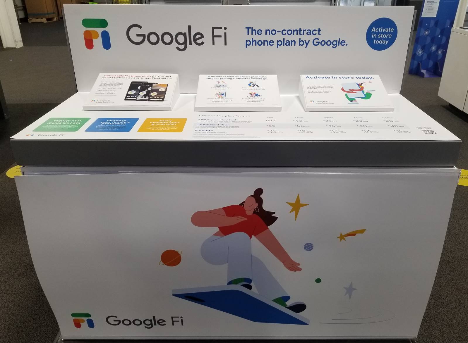 Google Fi Display At Best Buy With Free Service Details