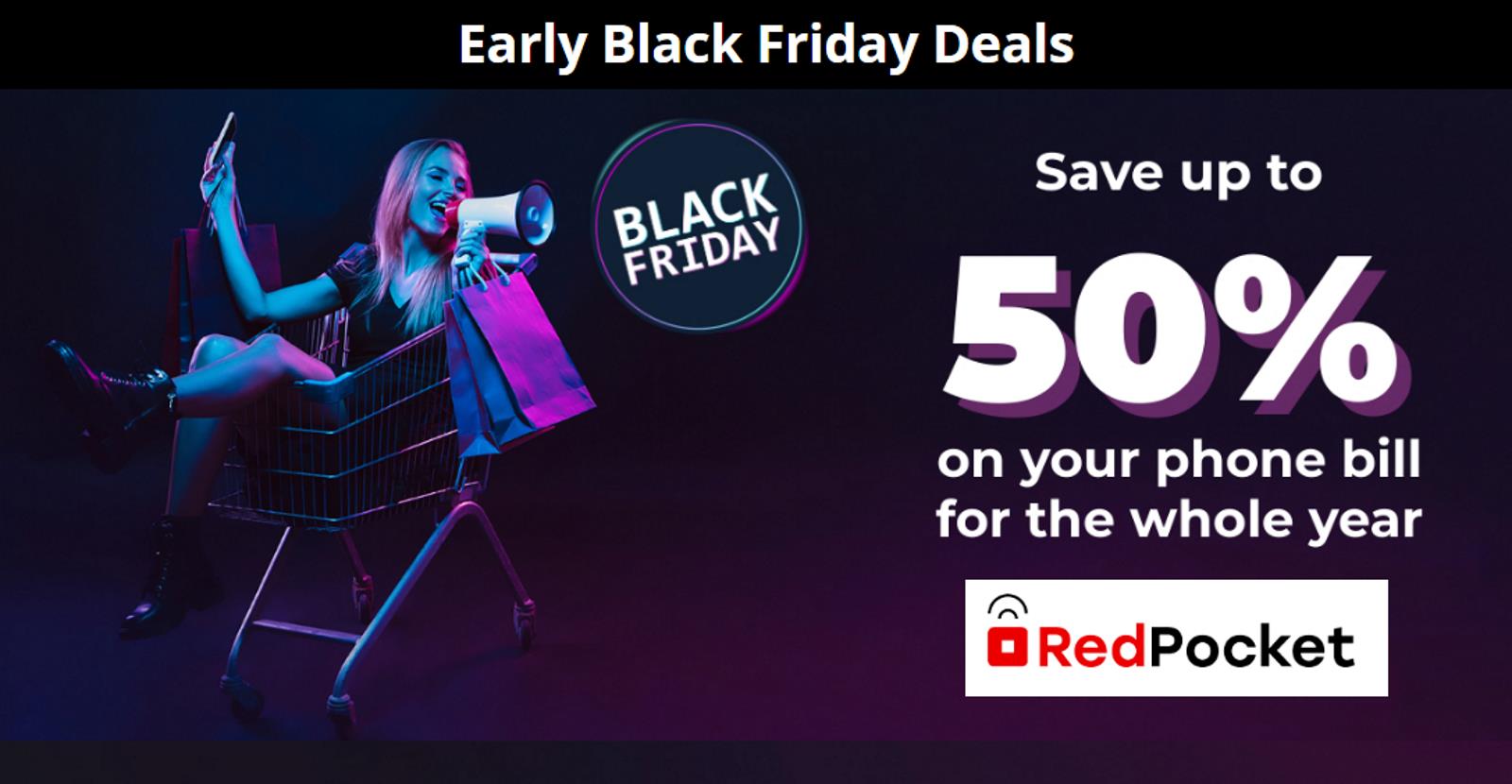 Red Pocket Mobile 2022 Early Black Friday Deals