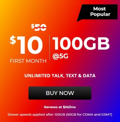 Red Pocket Mobile $10 Any Plan First Month Black Friday 2022 Sale
