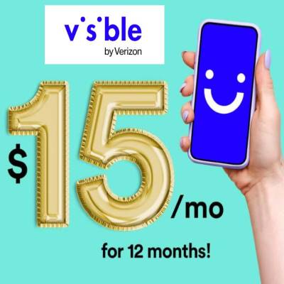 $15 Off Visible Plan For One Year Promo