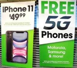 Cricket Wireless 2023 Tax Season Deals Launched With In-Store Signage (Photos Via Wave7 Research)