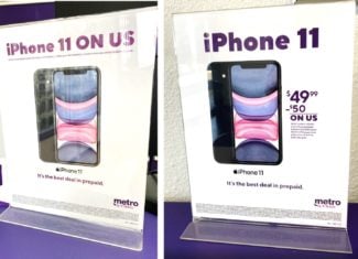Metro by T-Mobile Free iPhone 11 Offer Back For Tax Season (Photo via Wave7 Research)