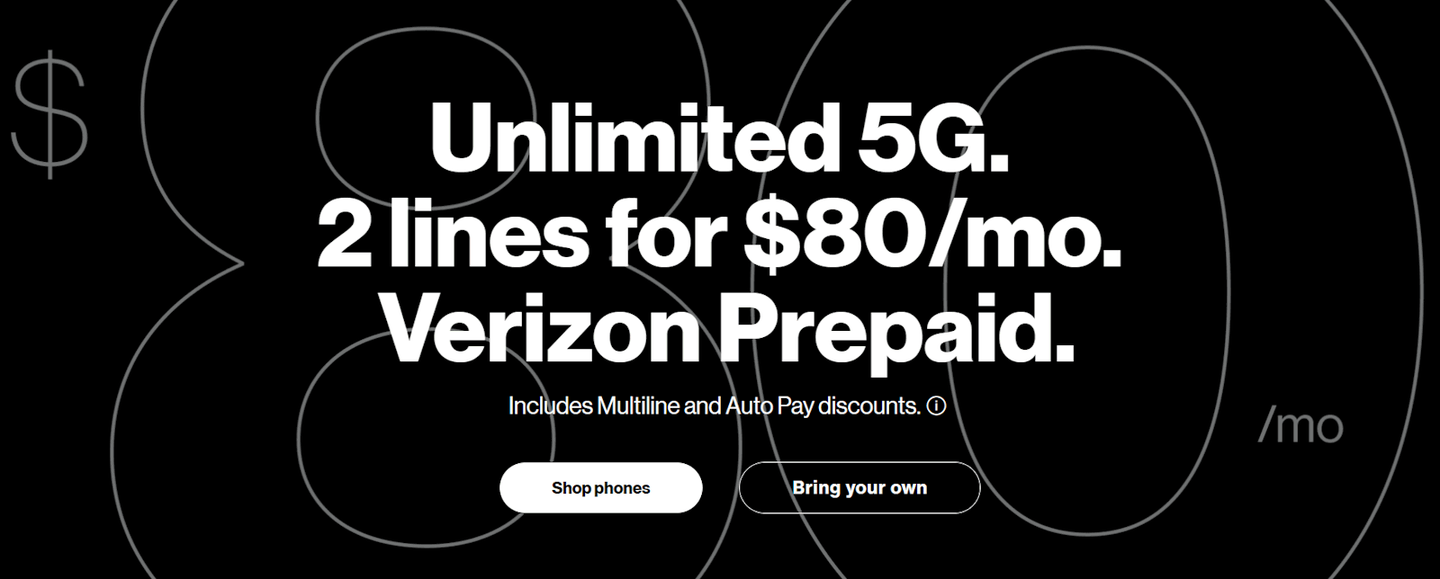 verizon family plan 4 lines prepaid