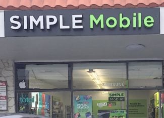 Simple Mobile Dealer Storefront (Pic Via Wave7 Research)
