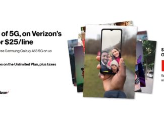 Total by Verizon 4 lines for $100 Offer, plus free Samsung Galaxy a13 5g