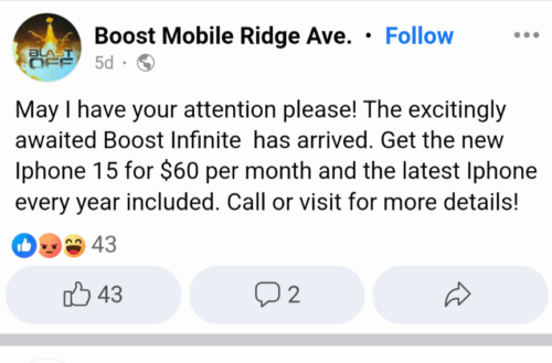 Boost Mobile Store Advertising Boost Infinite iPhone Offer-1