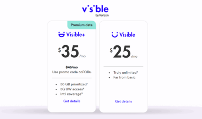 Visible by Verizon Brings Back Flagship Plan Promo