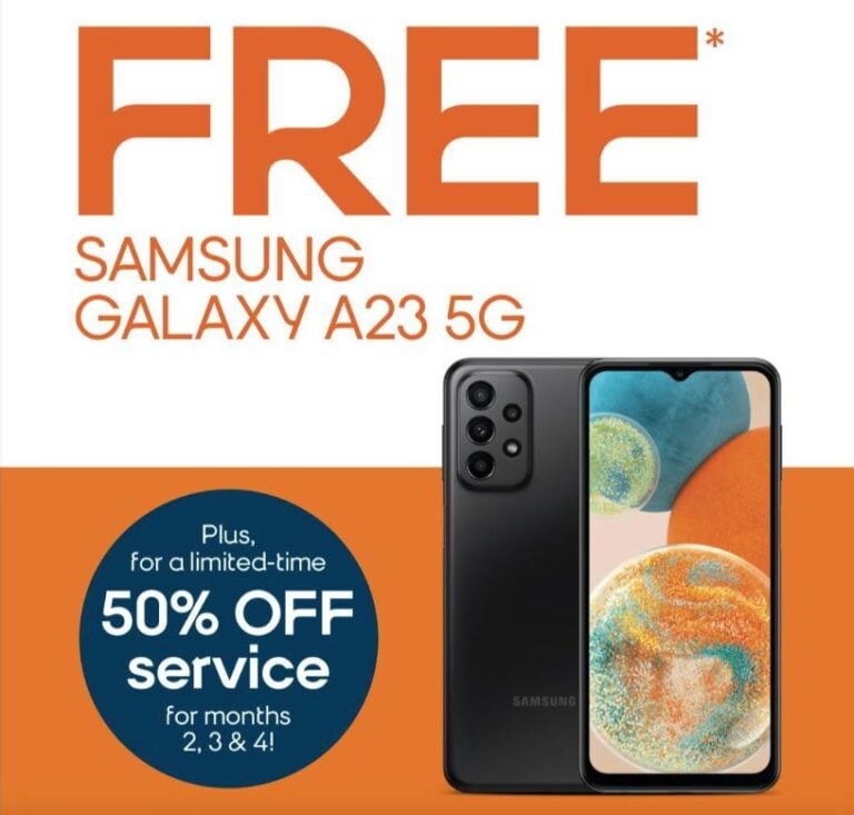 Boost Mobile Free Samsung Galaxy A23 5G Deal With 50% Off Service For Three Months