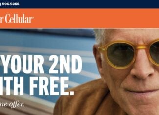 Consumer Cellular Second Month Free Offer Featuring Ted Danson