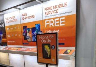 Inside Boost Mobile Store