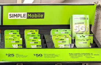 Simple Mobile Target Store Display