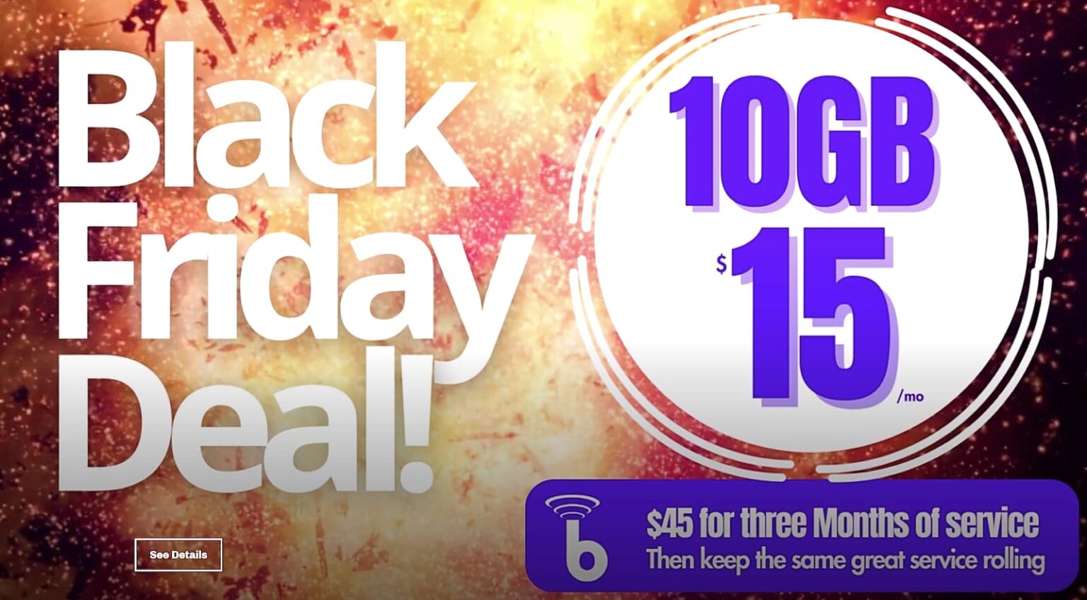 Boom Mobile Takes Shot At Mint Mobile, Holiday Offer 10GB Plan For 15