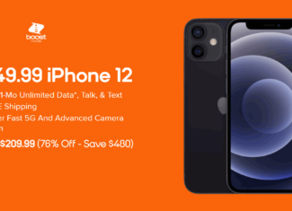 Boost Mobile iPhone 12 Online Offer