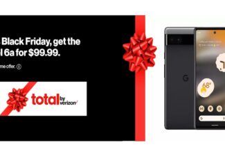 Total by Verizon $99.99 Google Pixel 6a Black Friday 2023 Deal