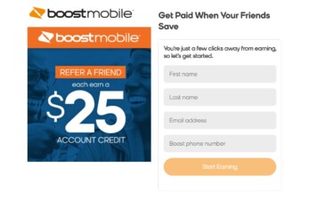 Boost Mobile Launch Refer A Friend Program