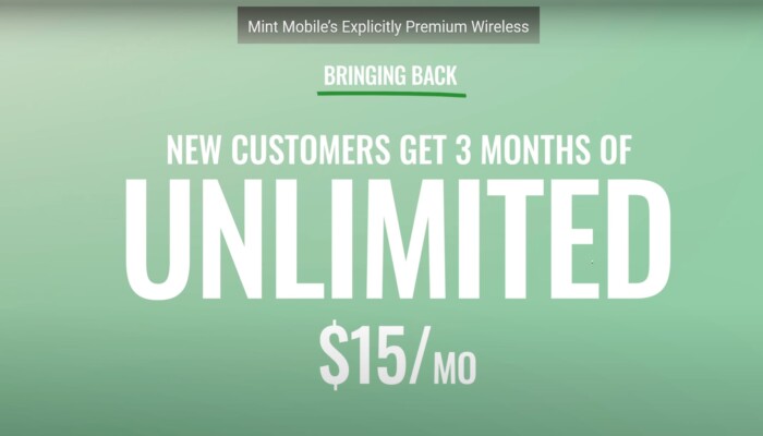 Mint Mobile Once Again Offering Any 3-Month Plan For $15/Month