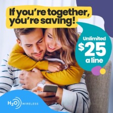 H2O Wireless Promo: $25/Line Unlimited Plan