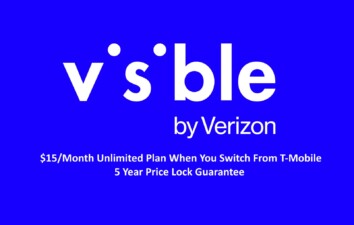 Visible Promo $15 Month Unlimited Plan