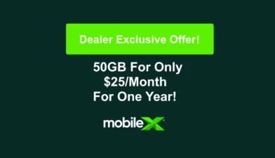 MobileX Half Off Unlimited Plan