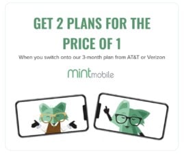 Mint Mobile buy one line get one free