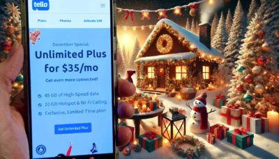 Tello Mobile December Special Phone Plan