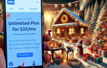 Tello Mobile December Special Phone Plan