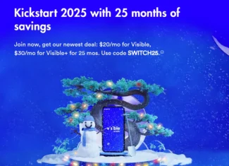 Visible by Verizon end of 2024 Holiday Offer