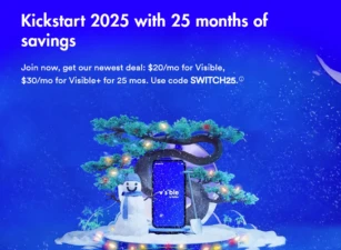 Visible by Verizon end of 2024 Holiday Offer