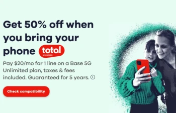 Total Wireless 50% off BYOD promo refresh