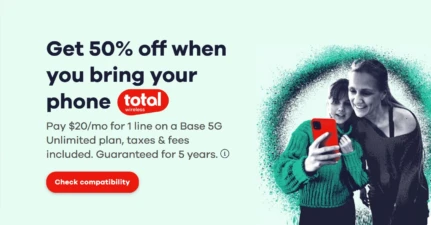 Total Wireless 50% off BYOD promo refresh