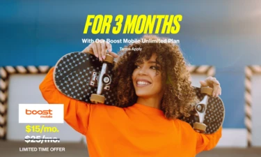 Boost Mobile $15 unlimited plan offer