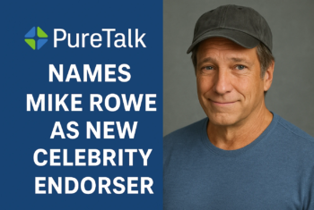 A.I. Generated image of Mike Rowe stating he is PureTalk's new celebrity endorser