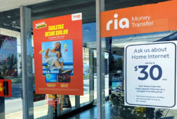 Boost Mobile Store Window Signage Pitching $30/Month Home Internet