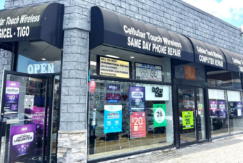 Phone repair and prepaid wireless dealer store front