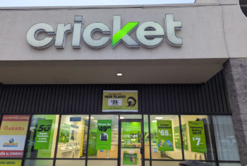 Cricket Wireless storefront in Denver showing phone plan deals and phone deals