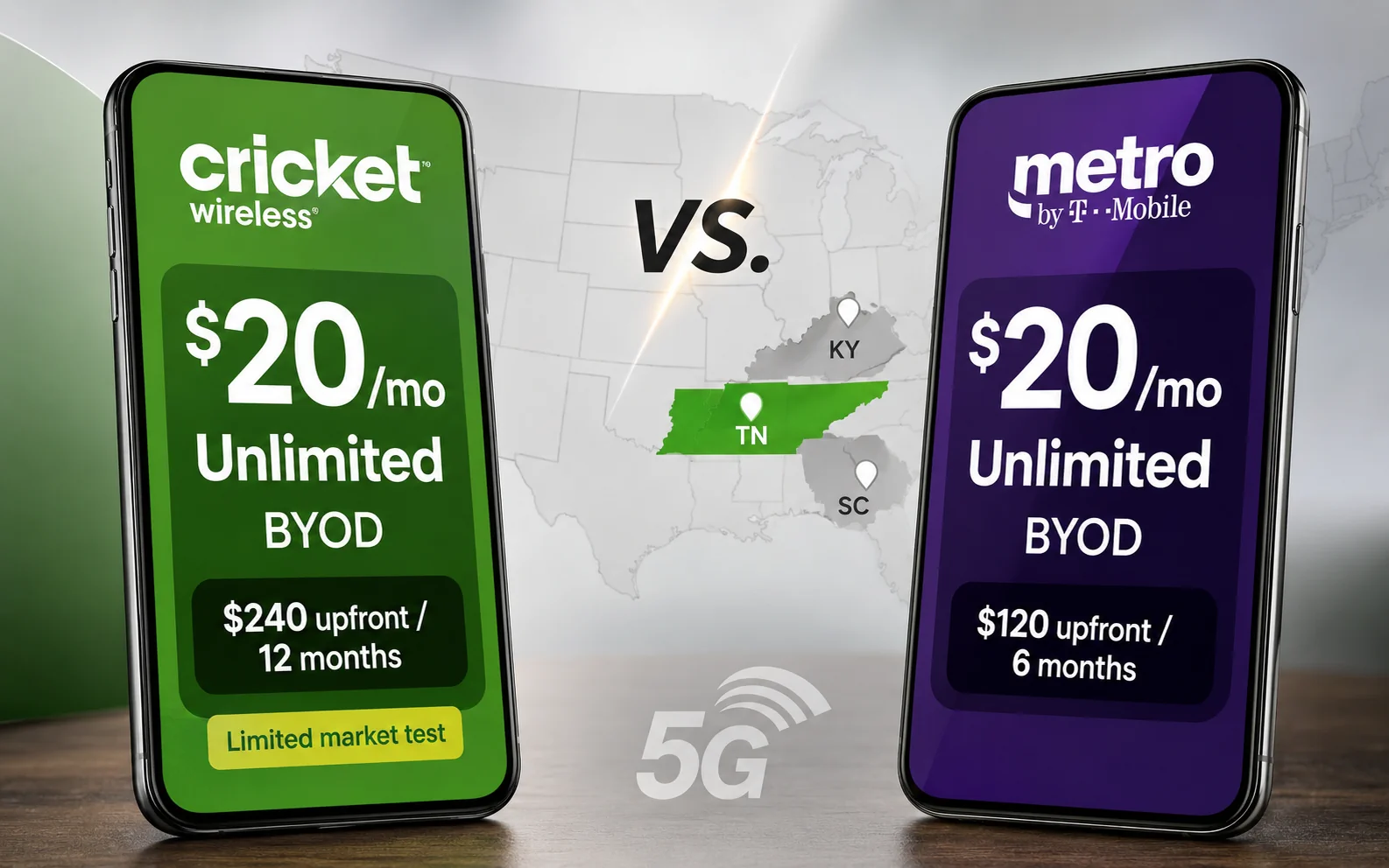 cricket vs metro twenty dollar plans